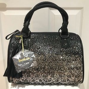 NEW Imoshion Black Sequins Handbag